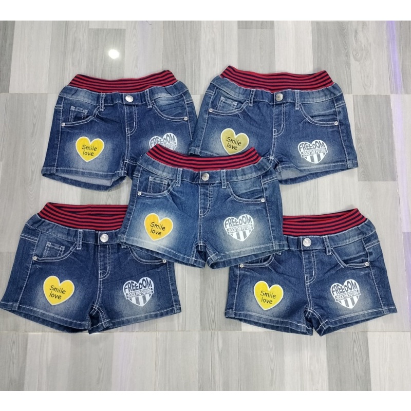 Quần short jean Bé gái Hàng nhật chất xịn 50k 1c