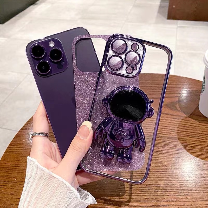 ốp lưng Điện Thoại Mạ Sang Trọng Tương Thích Cho iPhone 11 Pro max 14 Pro Max 14 Plus 13 12 Pro Max Có Bảo Vệ Ống Kính Máy Ảnh Vỏ Silicon Mềm Chống Sốc case