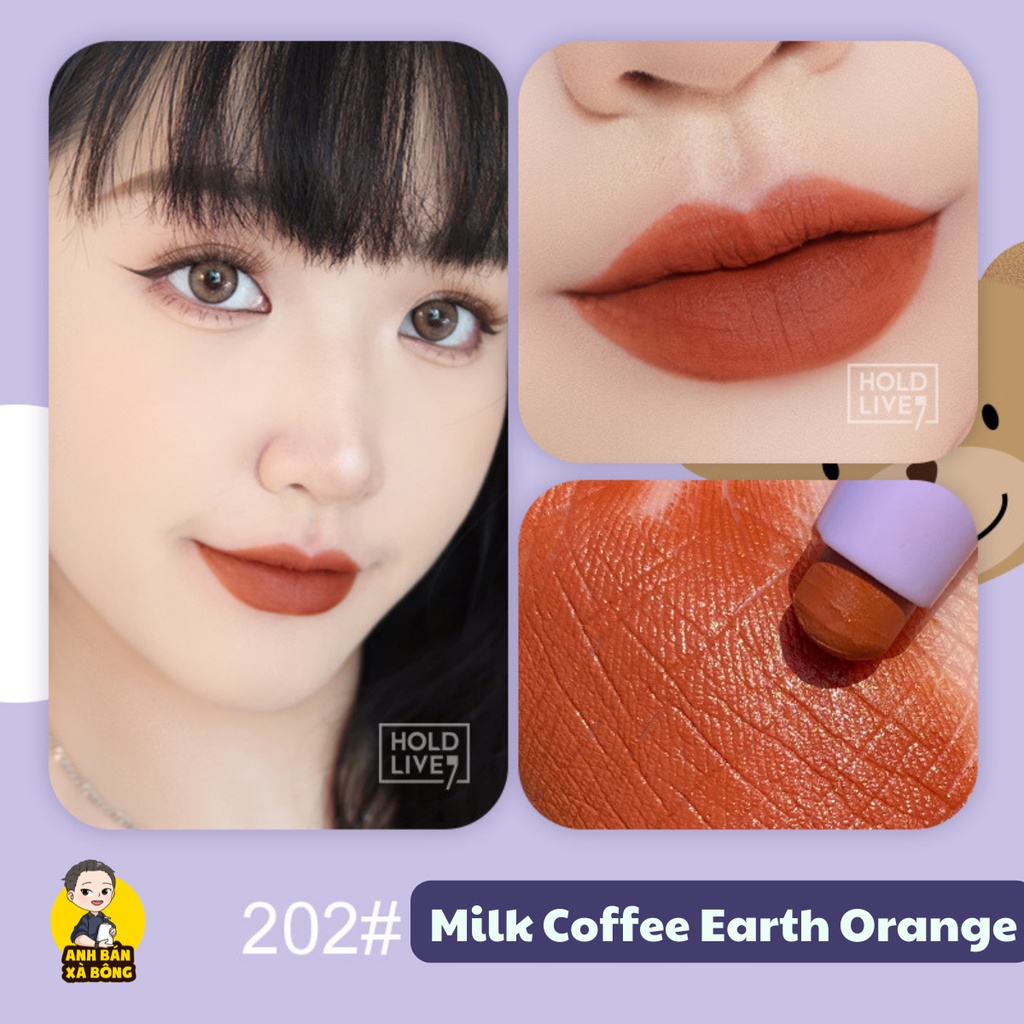 Son Thỏi Gấu HOLD LIVE Maddie Bear Velet Matte Lipsick Pencil HL472