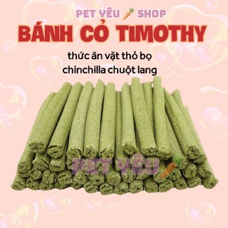 Bánh cỏ timothy thức ăn vặt của bé thỏ bọ 🐰🐻🐻
