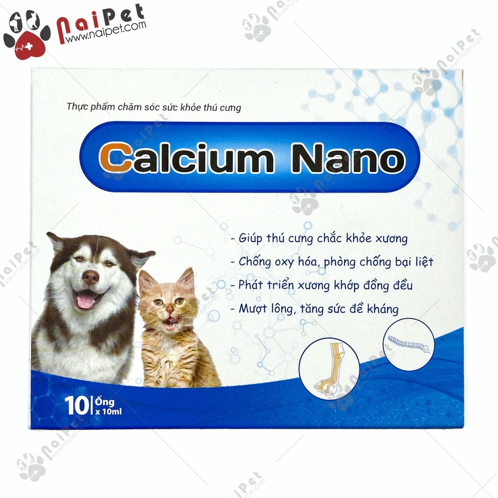 Dung Dịch Bổ Sung Canxi Cho Chó Mèo Calcium Nano