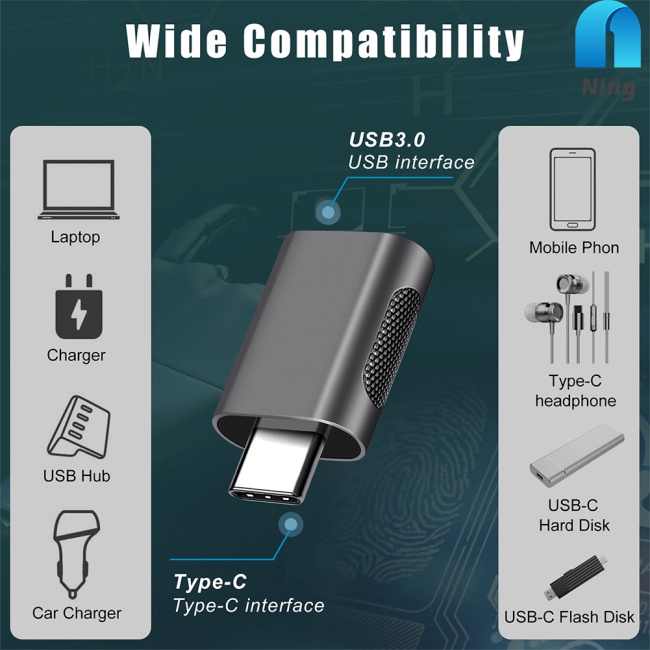 Cáp Chuyển Đổi Usb 3.0 Type c OTG Đực Sang Usb 3.0 Cái Cho Điện Thoại Di Động