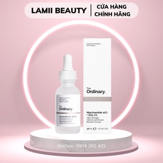 CÓ BILL - Tinh chất giảm mụn thâm The ORDINARY NIACINAMIDE 10% + Zinc 1% LAMII BEAUTY
