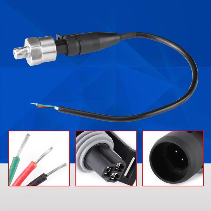Cảm Biến Áp Suất Bằng Thép Không Gỉ Cho Dầu/Nhiên Liệu/Khí/Nước/Áp Suất G1/4" Đầu Vào 5V Đầu Ra 0.5-4.5V/0-5V