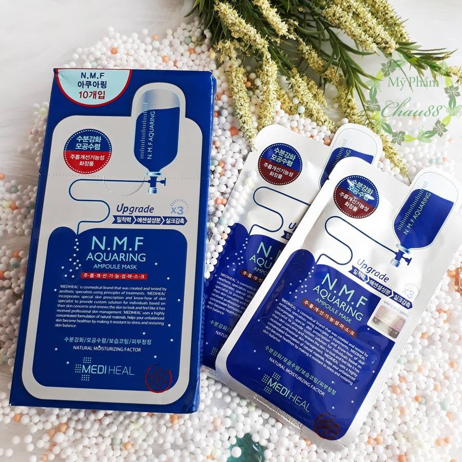 Mặt Nạ Mediheal N.M.F Aquaring Ampoule Mask (Xanh Dương)