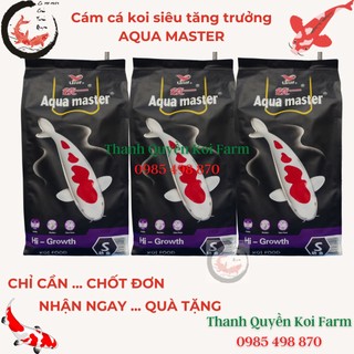 Cám cá koi thức ăn cá koi siêu tăng trưởng aquamaster hi - growth bao 5kg size s