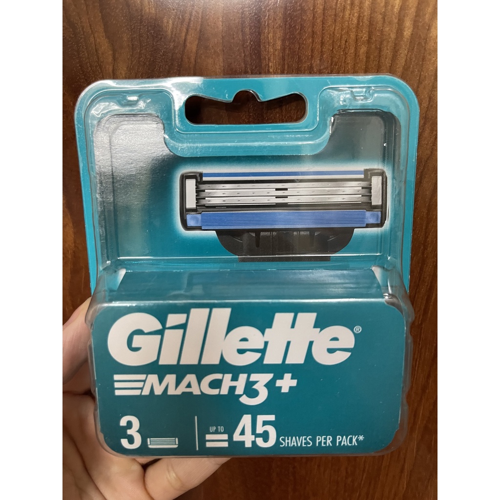 Chính Hãng - Hộp Lưỡi dao cạo râu 3 lưỡi Gillette Mach 3 vỉ 3 cái/6 cái