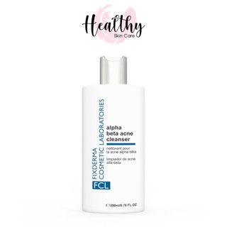 Sữa rửa mặt giảm mụn phục hồi da sáng da fcl alpha-beta acne cleanser 200ml
