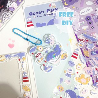 1 Sticker Dán Trang Trí Nhật Ký Du Lịch