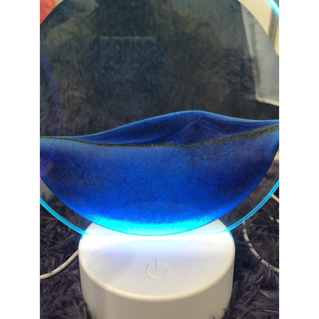 [Hàng Sẳn] Tranh cát chuyển động 3D Kết hợp đèn led chiếu sáng xung quanh , làm quà tặng , trang trí nhà cửa phong thủy.