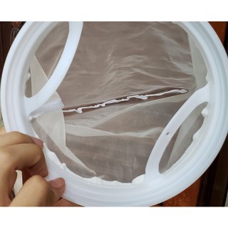  Túi tách phân cá thông minh làm sạch nước bể cá cảnh kích cỡ 18 x 40cm độ thưa mắt lưới 80 