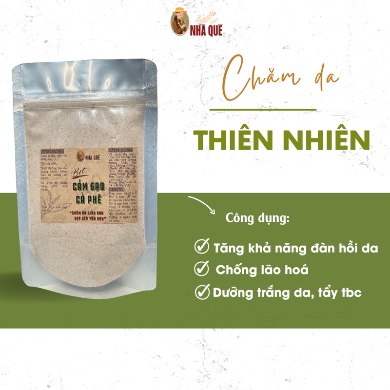 Bột cám gạo cà phê 500gr