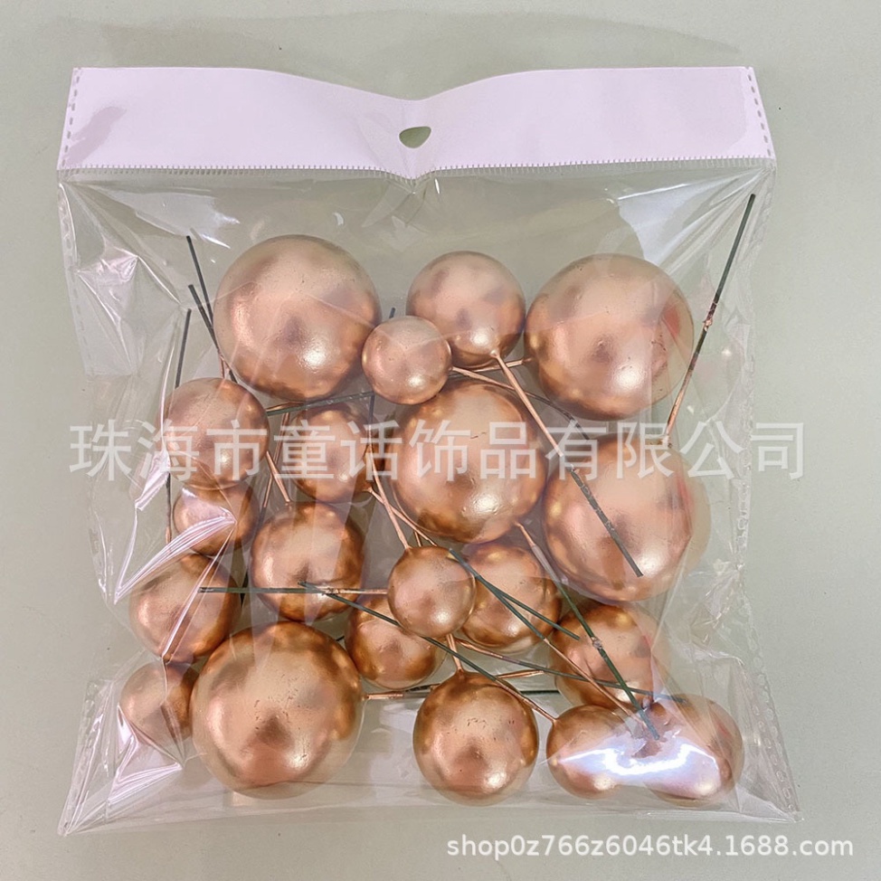 Trang Trí Bánh Kem   gói 20 bi nhựa đủ size cao cấp bóng loáng không trầy sước