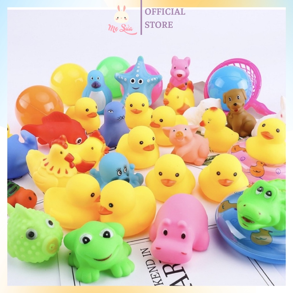 Set 13 Món Đồ Chơi Thả Bồn Tắm, Bể Bơi Chip Chip - Đồ Chơi Nhà Tắm Ngộ Nghĩnh Chất Liệu Nhựa Cao Su An Toàn Cho Bé
