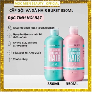 [chính hãng]Bộ Dầu Gội & Dầu Xả HAIRBURST 350ml : ngăn ngừa rụng tóc ,kích thích mọc tóc con ,phục hồi tóc hư tổn.