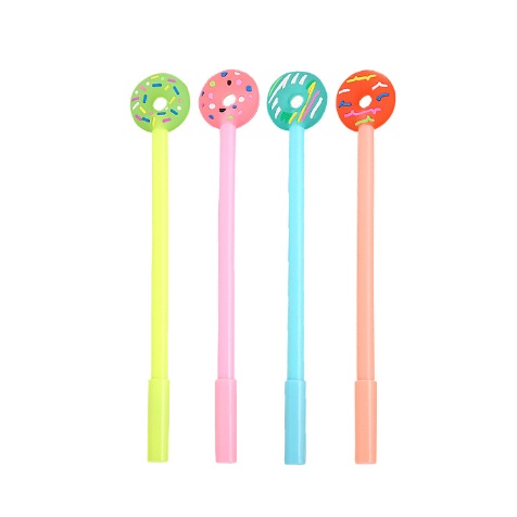 Bút Bi Viết Tạo Hình Bánh Vòng Siêu Dễ Thương - Bút Bi Viết Văn Phong Mực Đen