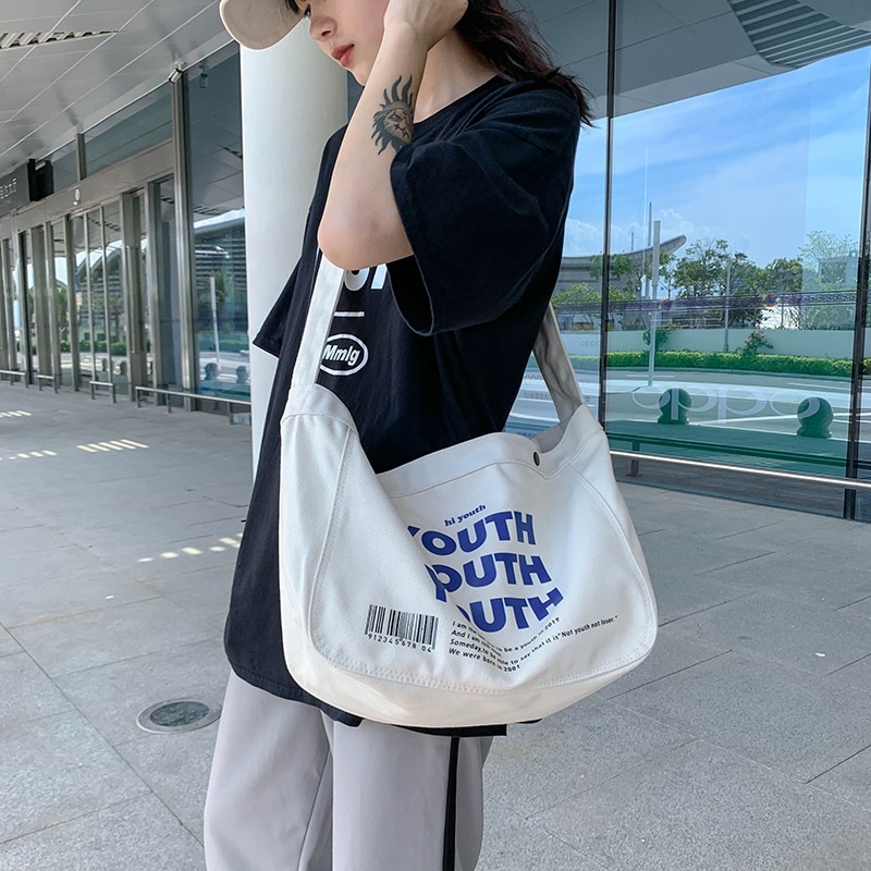 Mischa Túi Xách canvas Sức Chứa Lớn Siêu Nhẹ Thiết Kế Đơn Giản Thời Trang unisex