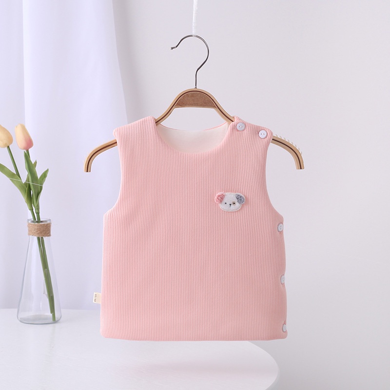 Áo ghi lê trần bông 3 lớp dày dặn cho bé sơ sinh, Mềm-Ấm-Đẹp-Rẻ