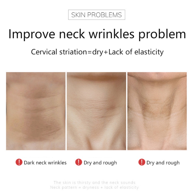 1 Mặt Nạ Sữa Dê / Collagen Dưỡng Ẩm Chống Nếp Nhăn Làm Săn Chắc Da Vùng Cổ Và Làm Trắng Da Chống Lão Hóa