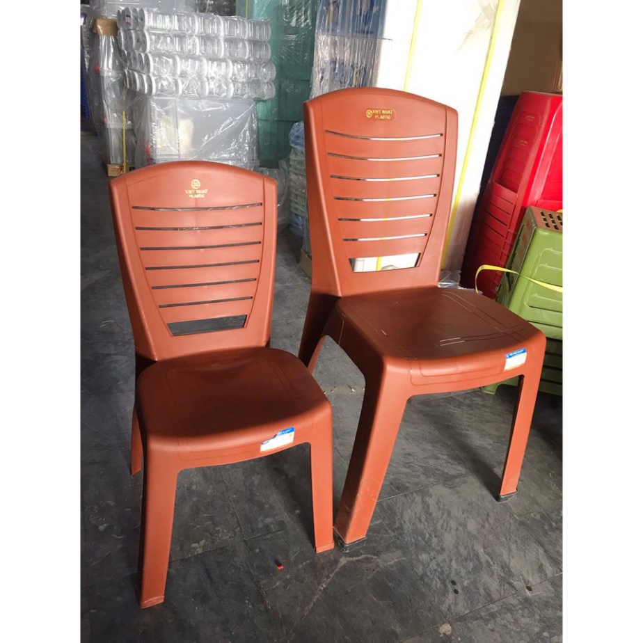 Ghế tựa lưng chính hãng nhựa Việt Nhật ms 1942, ghế nhựa quán ăn nhà hàng quán bia - Gia Dụng Việt Nhật Số 1 SHOP