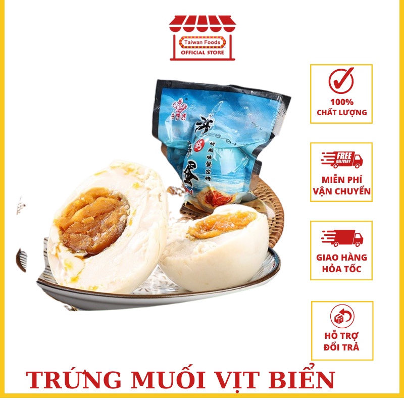 Trứng Muối Vịt Biển Siêu Ngon - Gói 60gr