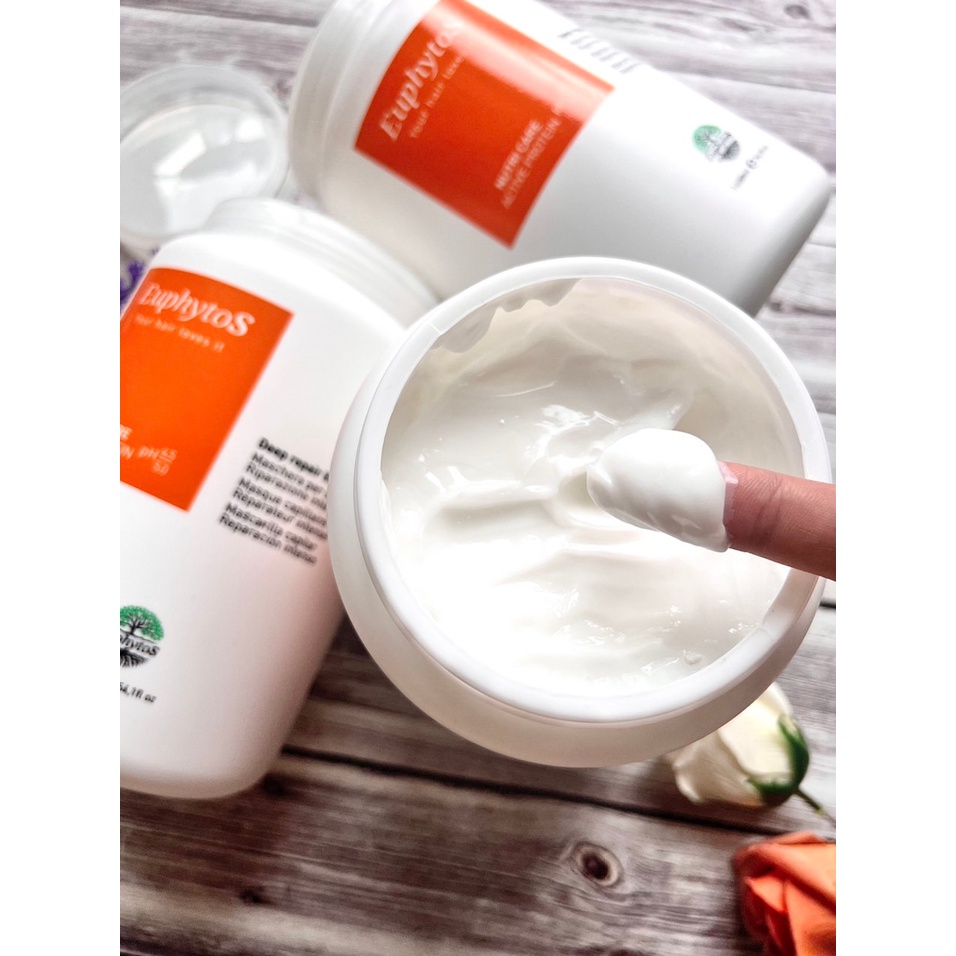 Kem Ủ Dưỡng Tóc Chuyên Sâu, Phục Hồi Tóc Hư Tổn EuphytoS Nutri Care Deep Repair Hair Mask 1600ml