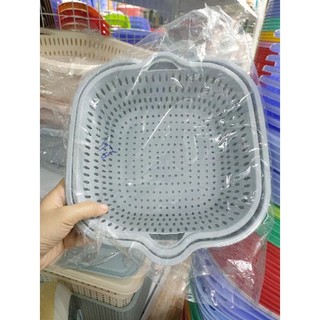 Rổ 2 lớp vuông (Việt Nhật) - 3 size
