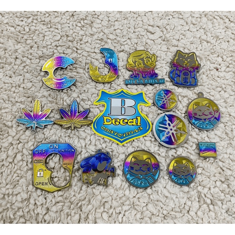 Sticker logo titan siêu rẻ đẹp