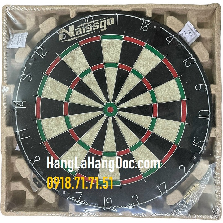 Bảng phóng phi tiêu sợi Sisal 18 inch, dầy 3.8cm đúng chuẩn quốc tế