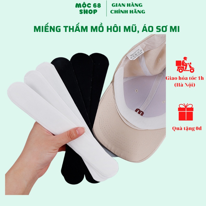 Dán Chống Mồ Hôi Dùng Một Lần Cho Nón, Áo Sơ Mi, Cổ Áo Chống Bụi Bẩn Và Mồ Hôi Moc68shop