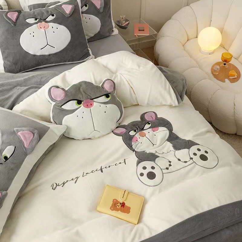 Set ga nỉ nhung Disney IGUN BEDDING cập bến chất nỉ nhung mềm mịn