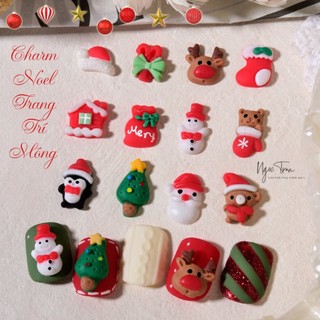 Charm noel 2023 | giáng sinh merry christmas | trang trí móng tay