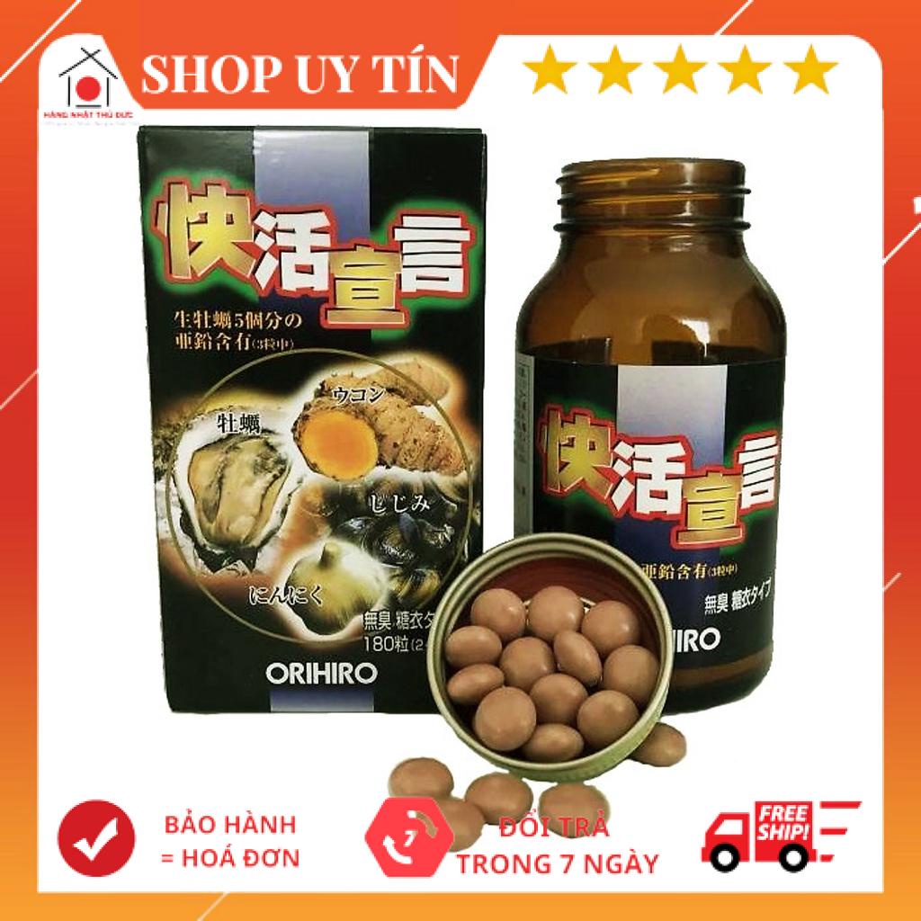 Tinh chất hàu nghệ tỏi Orihiro 180 viên