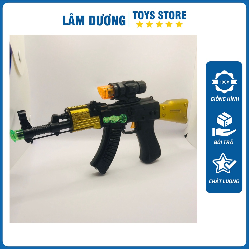 Đồ chơi súng Nhựa chạy pin phát đèn nhạc Rồng Chiến siêu đẹp cho bé trai đồ chơi trẻ em