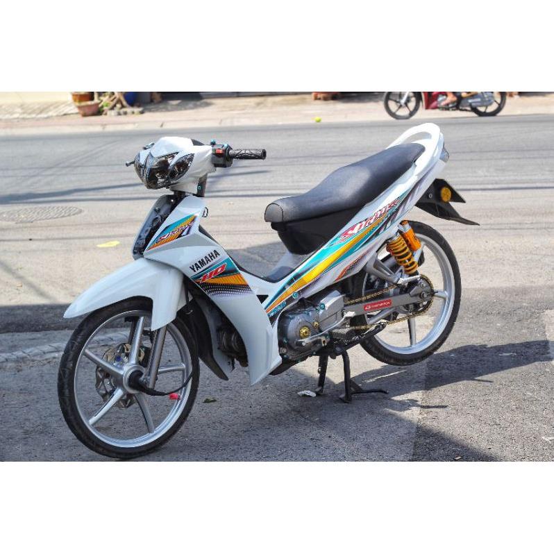 FREE SHIP + SALE SỐC +DECAL PVC 5 LỚP CHẤT LƯỢNG CAO Tem rời Sirius dán xe trắng