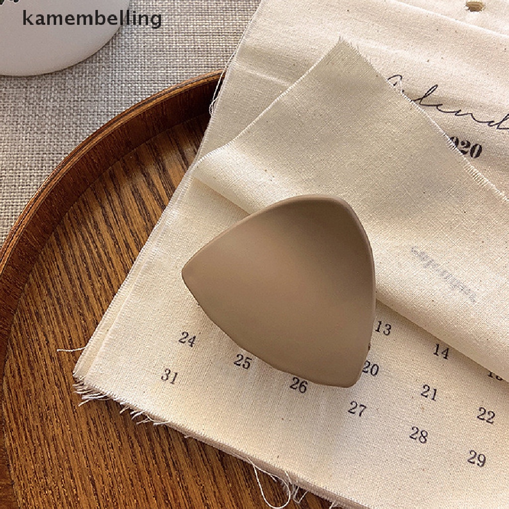 Kẹp Tóc Càng Cua Trơn Bằng Acrylic Hàn Quốc Thanh Lịch 1 Cái