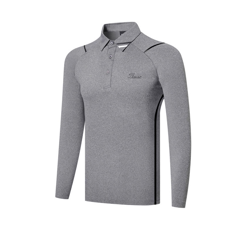 Áo Thun Đánh golf Tay Dài Thoáng Khí Mềm Mại Thoải Mái Cho Nam