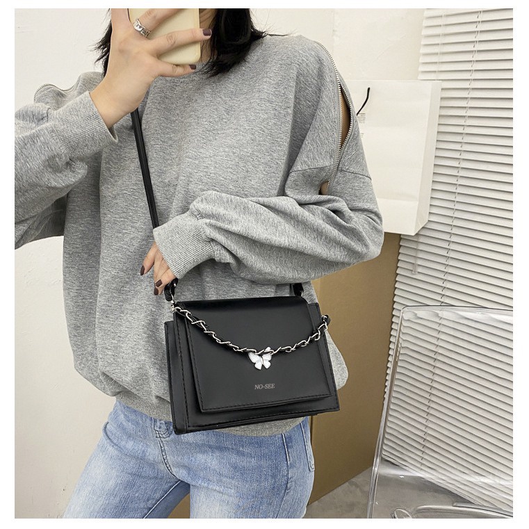 Túi Đeo Vai Họa Tiết Bướm Xinh Xắn Thời Trang