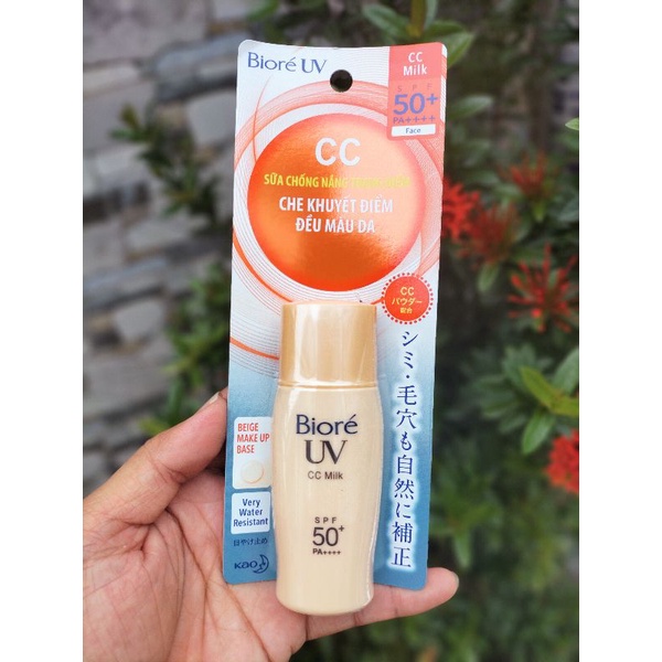 Sữa Chống Nắng Lót Nền Biore UV Color CC Milk SPF50 30ml