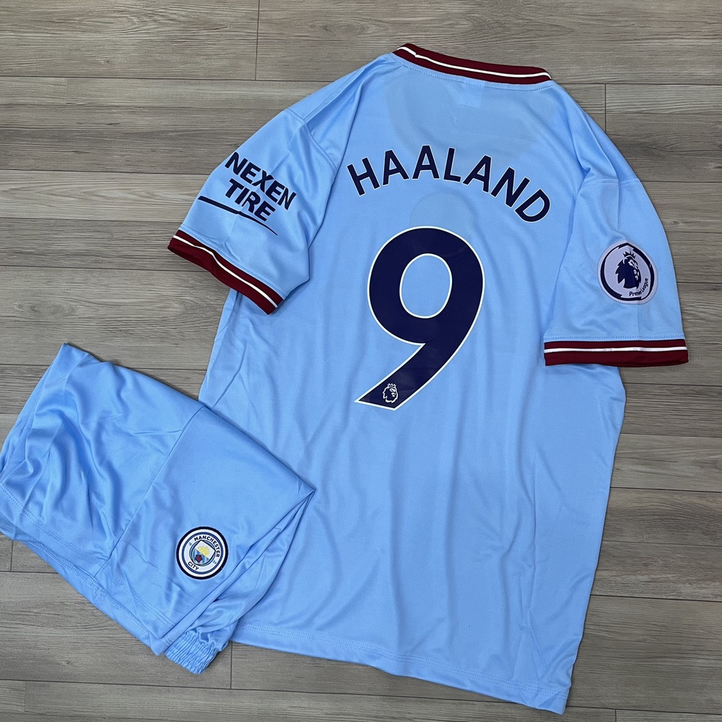 Bộ quần áo đá banh HAALAND clb Man City (MC) 2023