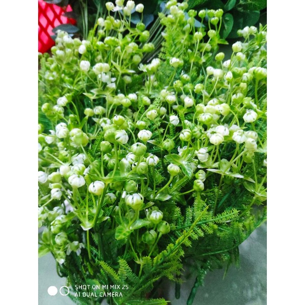 Lá Táo, Cành Hoa Baby, Cỏ Điểm Trang Trí