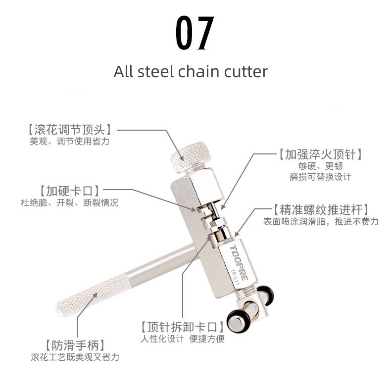 1 Bộ Dụng Cụ Tháo Mắt Xích Xe Đạp TR-211