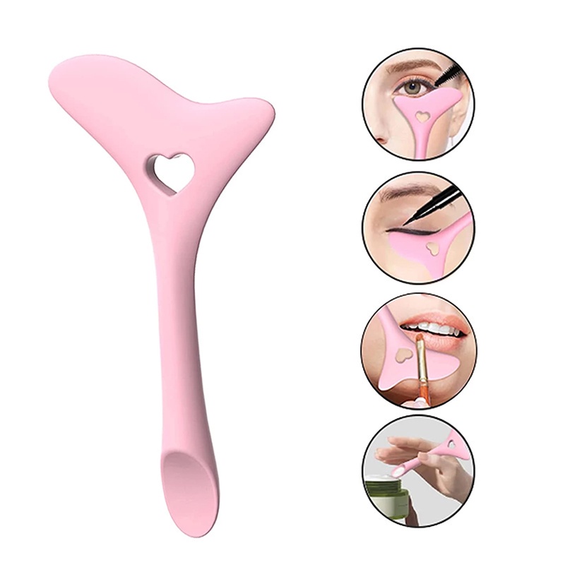 Khuôn Kẻ Mắt Bằng Silicone Có Thể Tái Sử Dụng Tiện Lợi HY1115