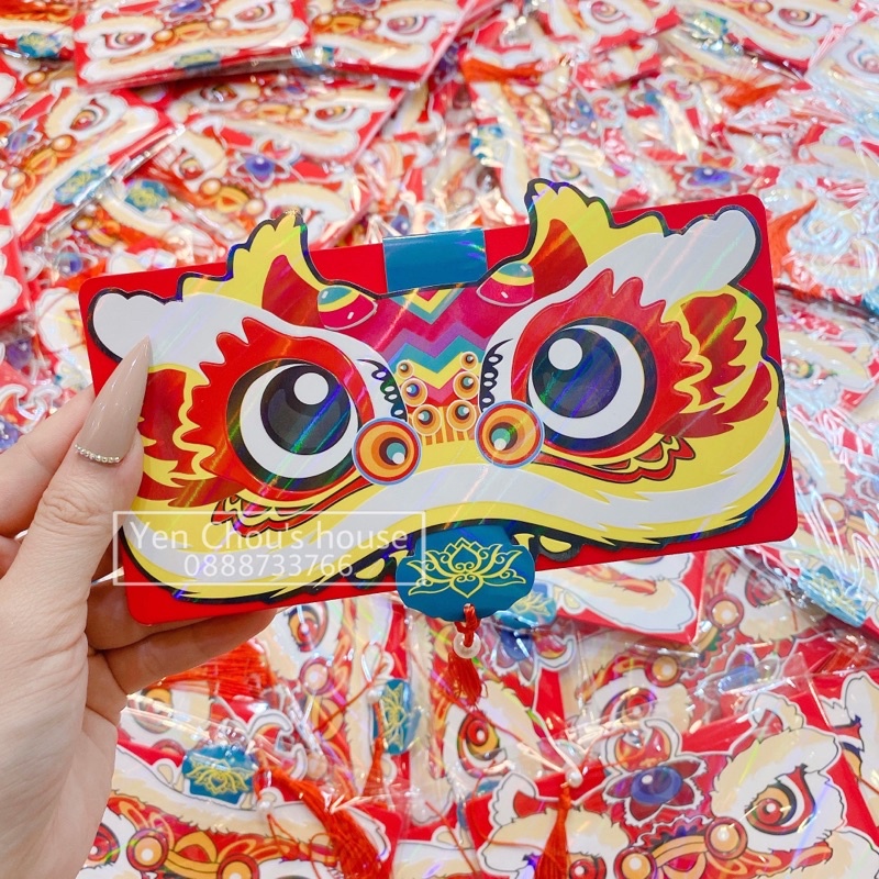 Bao lì xì năm mới gấp gọn mẫu năm mới