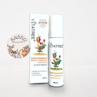 Xịt keo ong Vitatree Super Propolis Úc 30ml[MẪU MỚI]