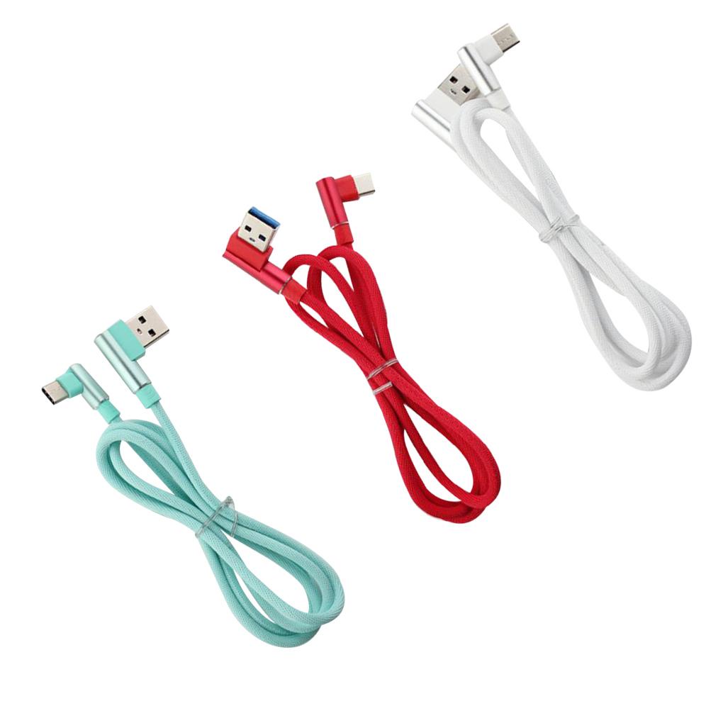 Cáp Sạc Điện Thoại 90 Độ Type c Dài 1M