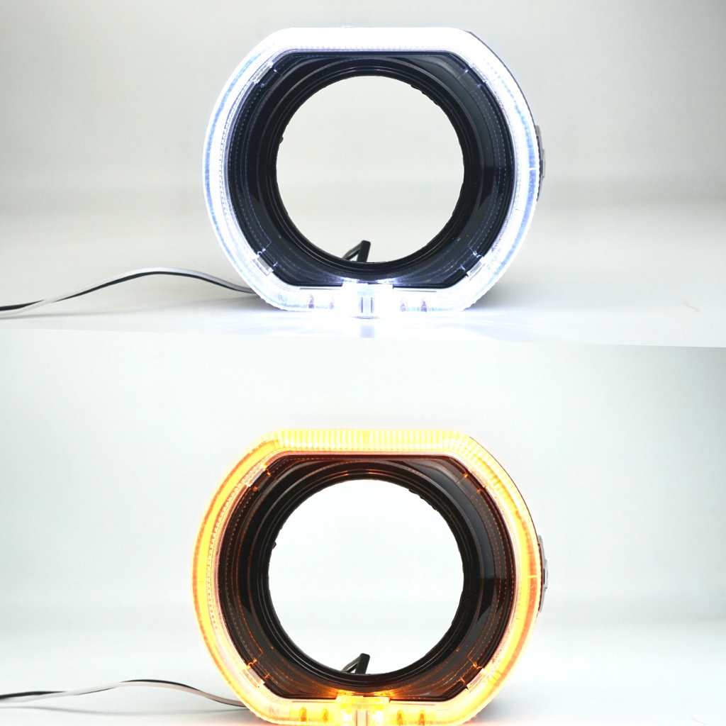 Chụp bi cầu BMW/ vòng 3D 3 chức năng. Chuyên sử dụng độ đèn ô tô, xe máy. Giá 1 cặp