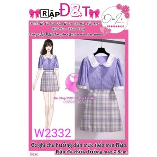 W2332 Rập giấy_sét (xs-xxxl)