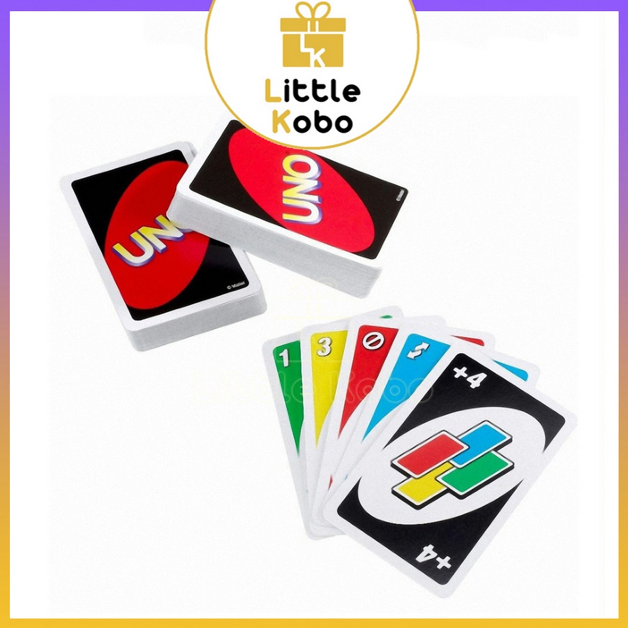 Bài Uno Boardgame 108 Lá Cơ Bản Chất Giấy Dày Đồ Chơi Trẻ Em Trò Chơi Nhóm Bạn Xả Stress Giải Trí Phát Triển Tư Duy