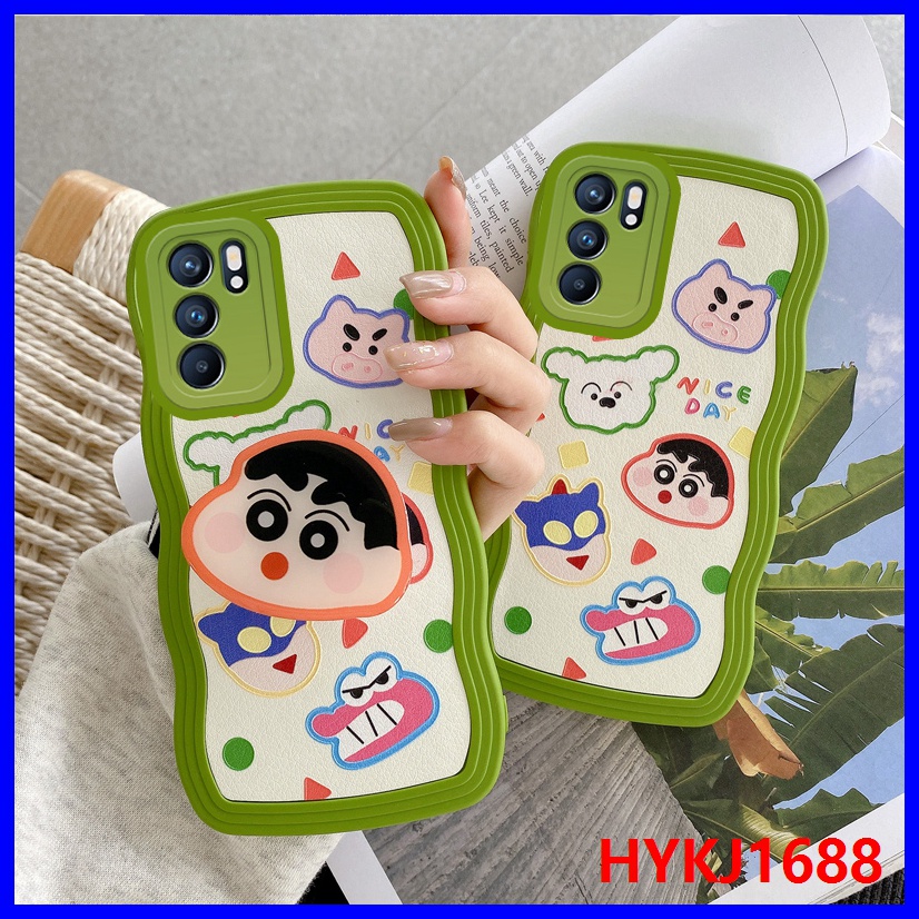 Ốp lưng OPPO Reno6 5G Reno 6 5G Ốp Điện Thoại tpu Dẻo Họa Tiết Lượn Sóng Độc Đáo Thời Trang Cho OPPO Reno6 5G Reno 6 5G
